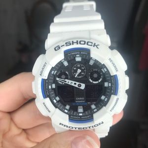 Men’s White G-Shock Watch